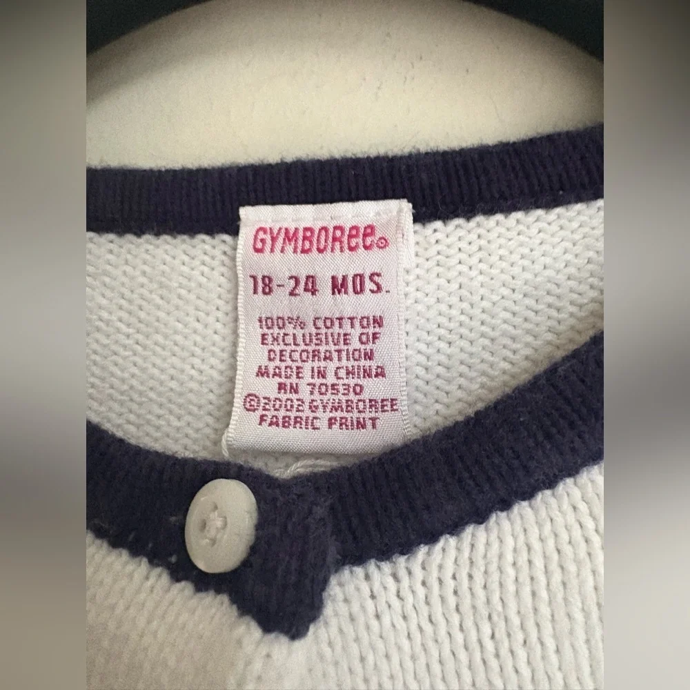 Gymboree Cardigan Sweater Pais Kitten Print Buttons 18-24 Months EUC